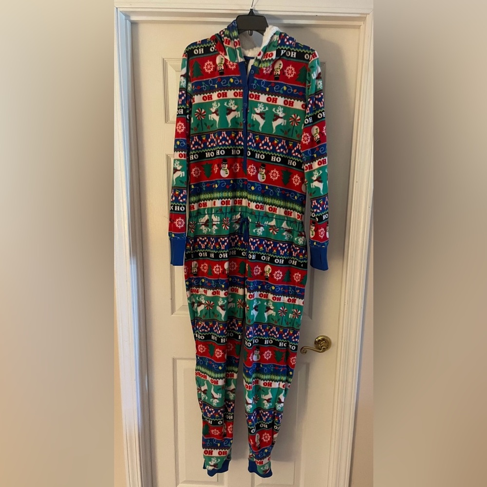 Fleece Christmas Themed Onesie